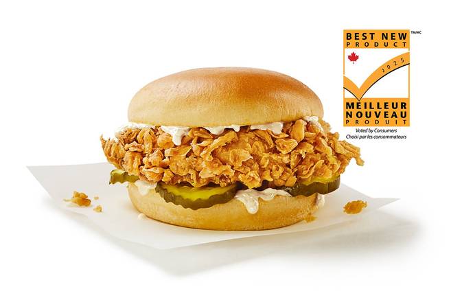 Le Fameux Sandwich de PFK / KFC Famous Chicken Sandwich