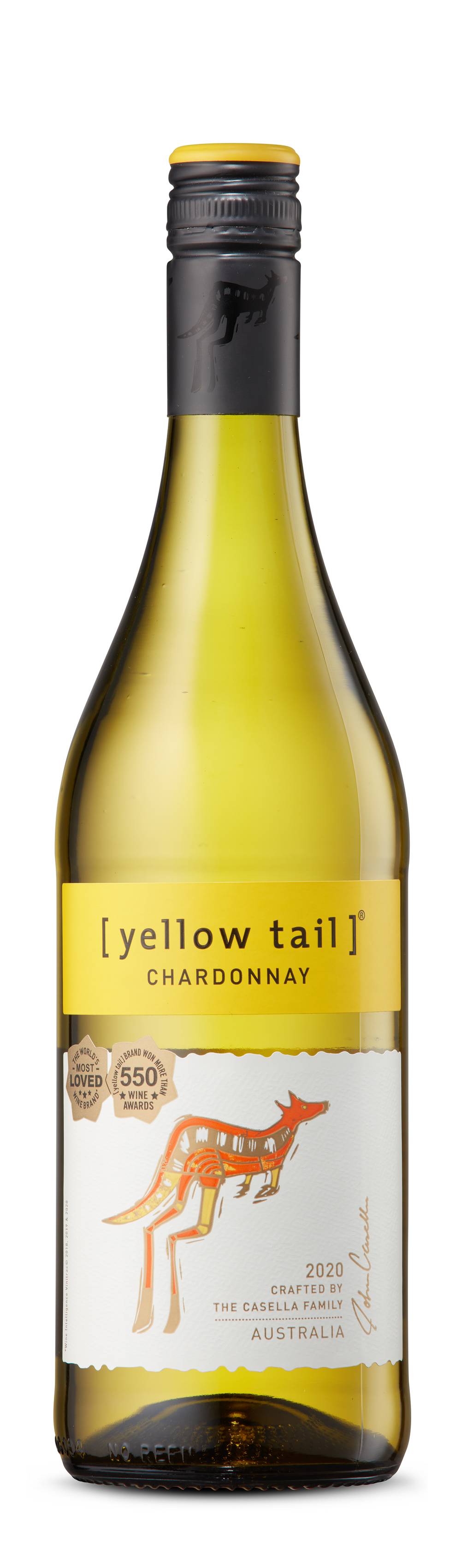 Yellow Tail Australia Chardonnay White Wine 2020 (750 ml)