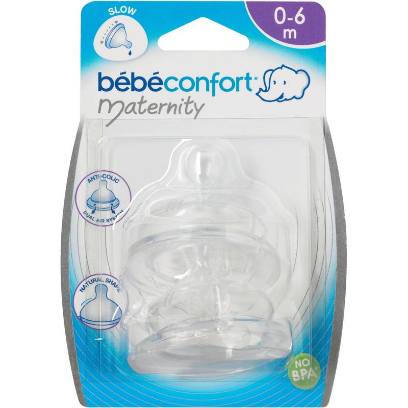 Bébé Confort - Tétine bébé maternelle en siliconne