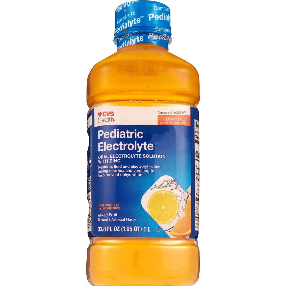 Cvs Health Pediatric Electrolyte Solution, Mixed Fruit, 1 L