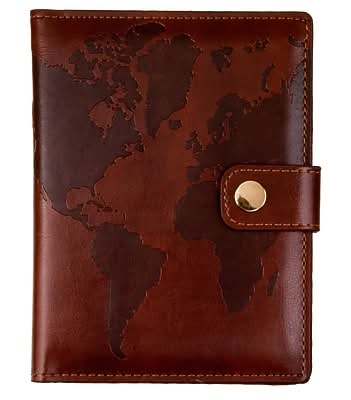 Single Passport Rfid Brwn Map