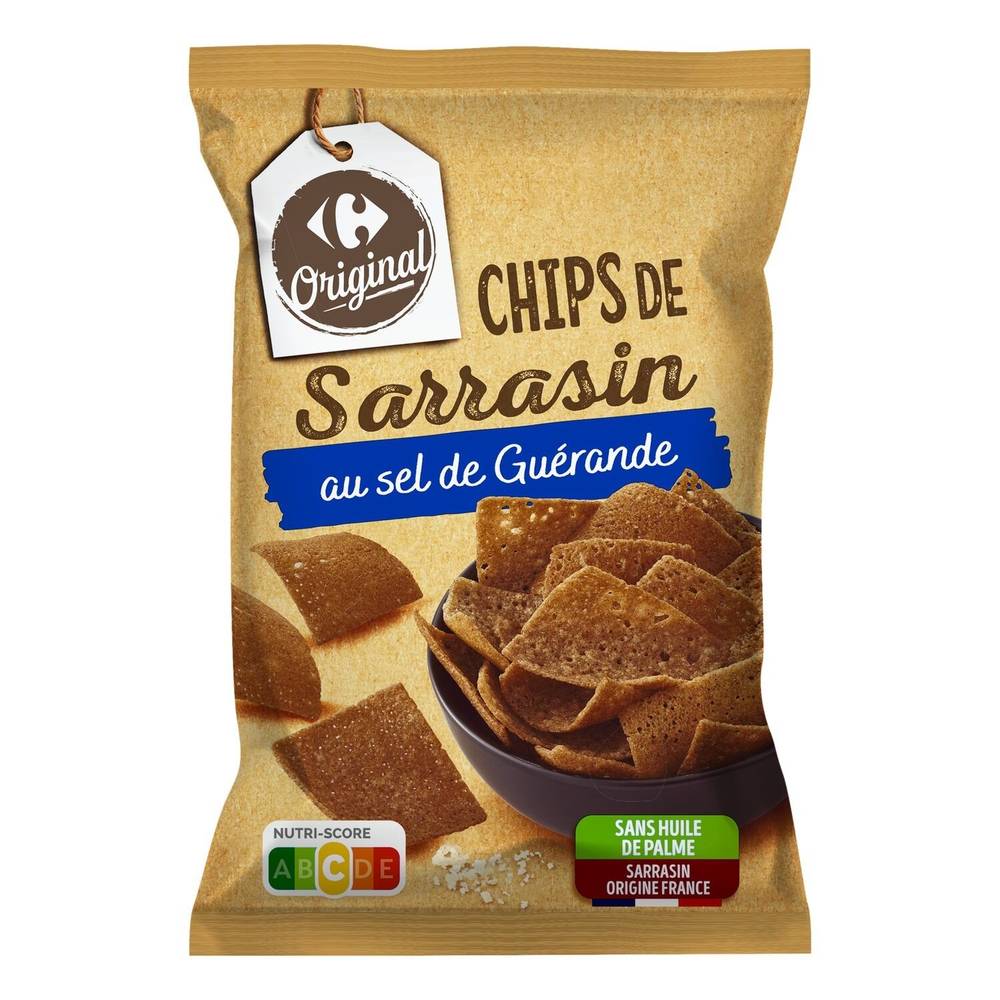 Carrefour Original - Chips sarrasin au sel de Guérande