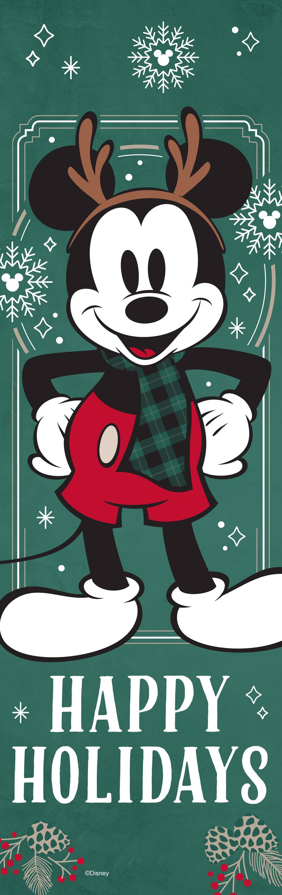 Disney 1.39-ft W x 4.25-ft H Christmas Banner | 13-1255-92-01