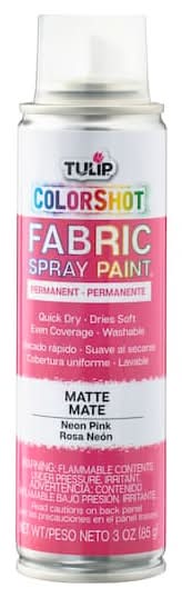 Tulip Colorshot Instant Fabric Color Spray, Neon Pink (3 oz)