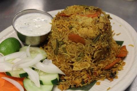 Vegetarian Dhum Biriyani