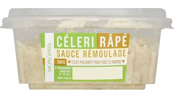 Monoprix - Céleri râpé à la sauce rémoulade (300g)