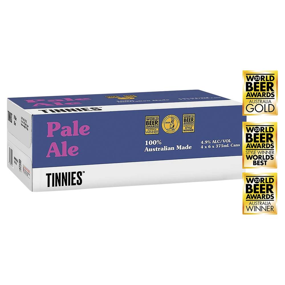 Tinnies Pale Ale Can 375mL X carton 24