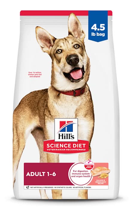Hill's Science Diet Adult Salmon & Brown Rice Recipe Dry Dog Food, 4.5 lbs.