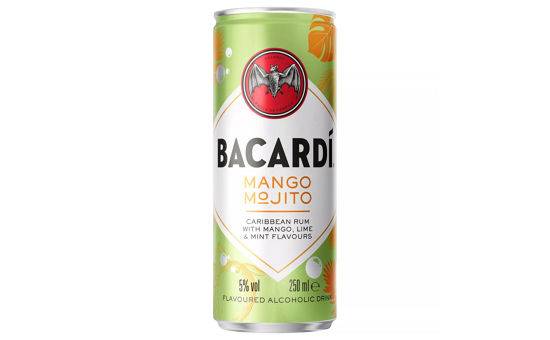 Bacardí Mango Mojito Flavoured Alcoholic Drink 250ml
