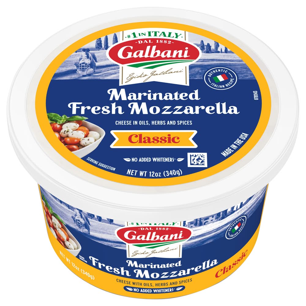 Galbani Marinated Fresh Mozzarella Cheese (12 oz)