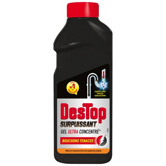 Destop - Gel pro déboucheur de canalisation (500 ml)