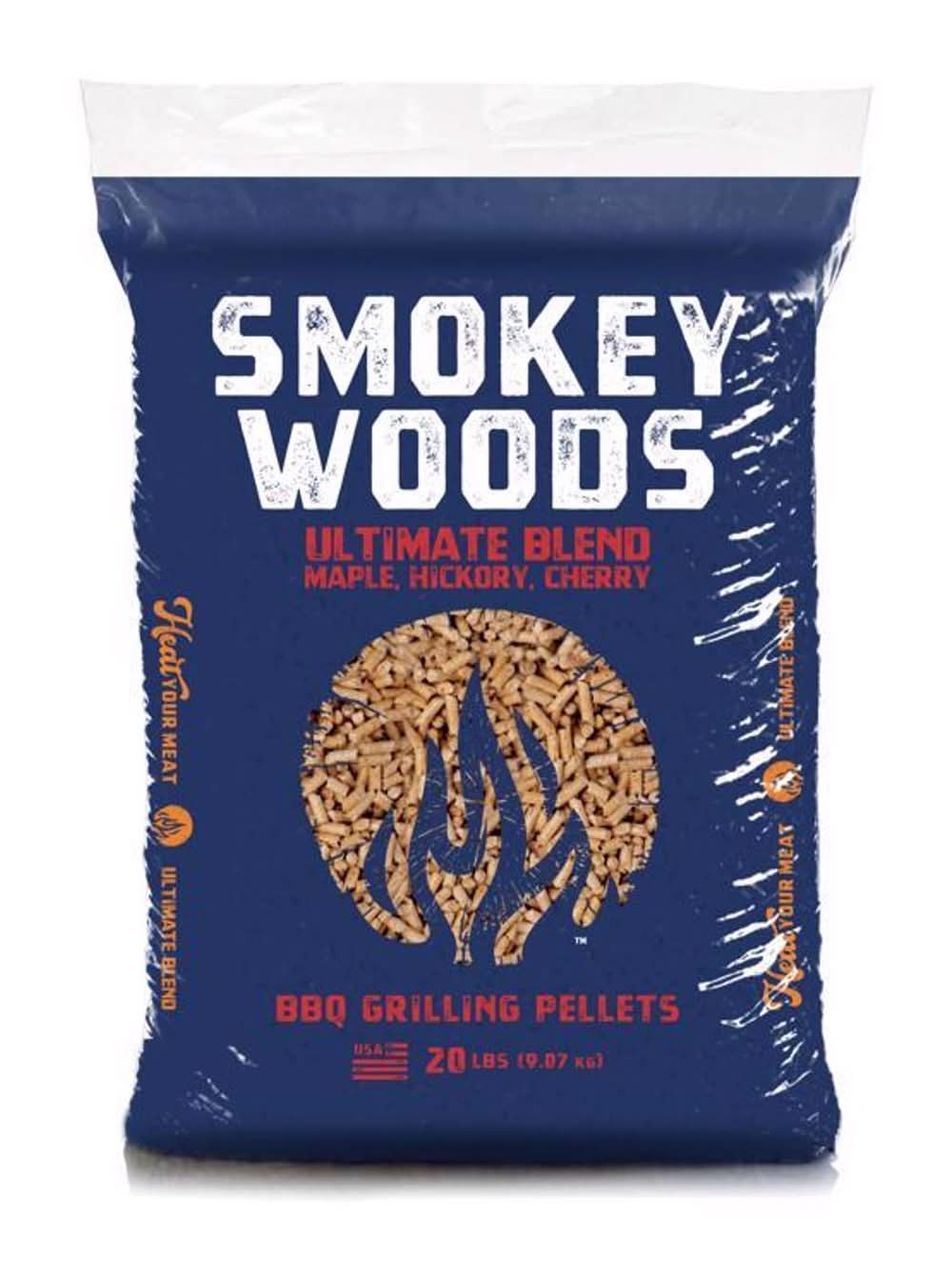 Smokey Woods Hardwood Pellets All Natural Cherry/Hickory/Maple 20 Lb