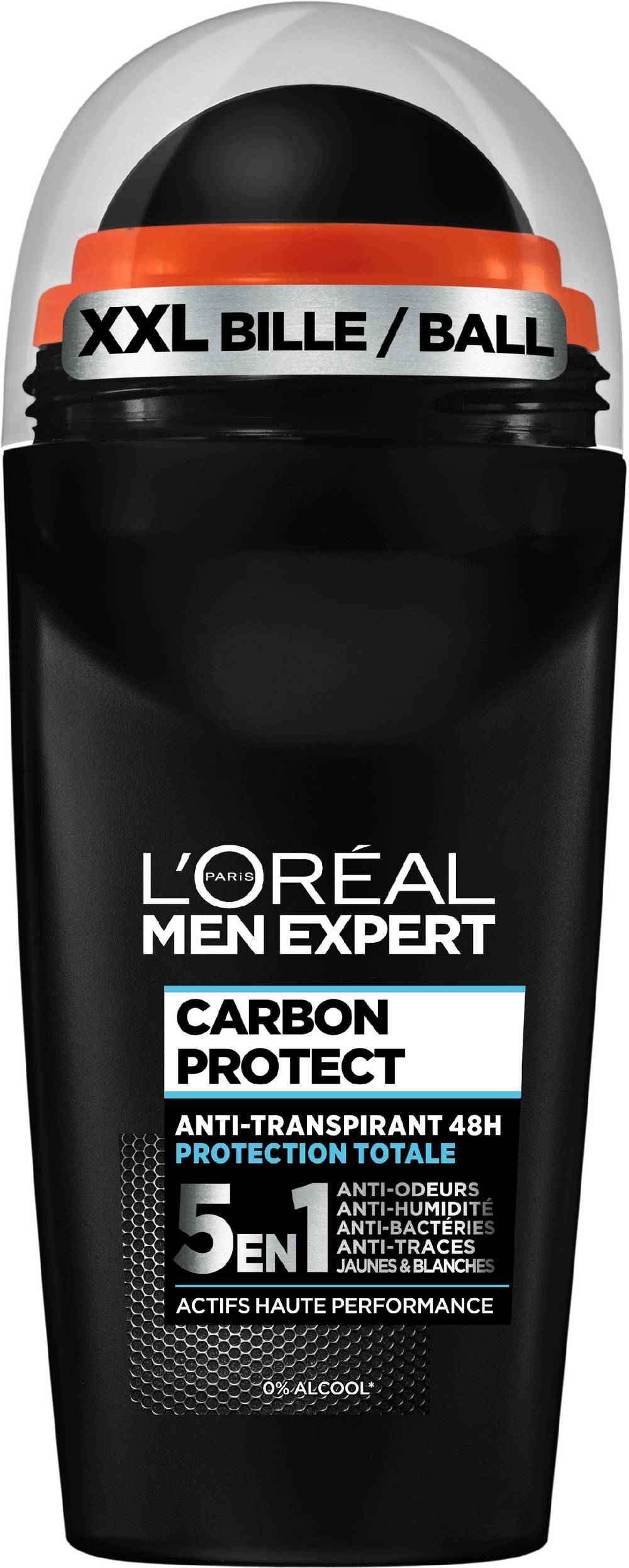 L'oréal - Déodorant bille carbon protect men expert 5en1