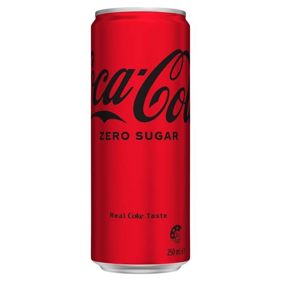 Coca-Cola Zero Sugar Soft Drink Can ( 250 ml )