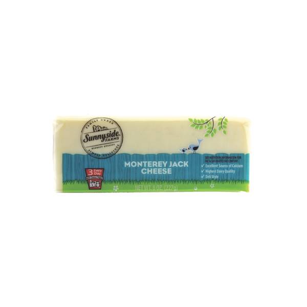 Sunnyside Farms Deli Style Monterey Jack Cheese Block