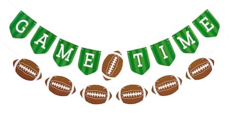 5Ft. Game Time Football Banner Set By Celebrate It