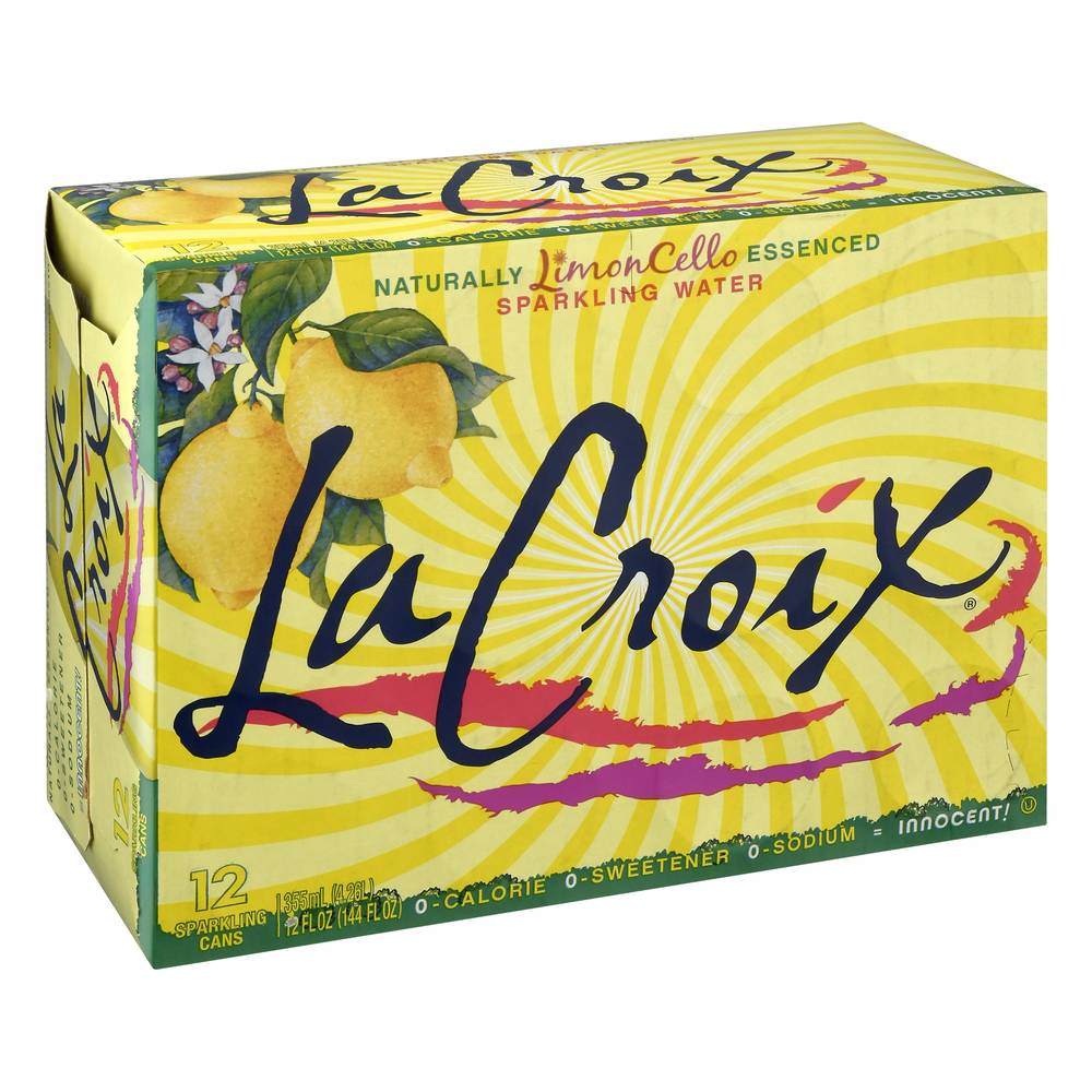 LaCroix Limoncello Sparkling Water Cans (12 x 12 fl oz)