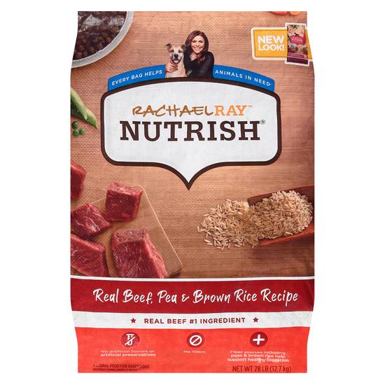Rachael Ray Nutrish Real Beef Pea & Brown Rice Recipe Dog Food