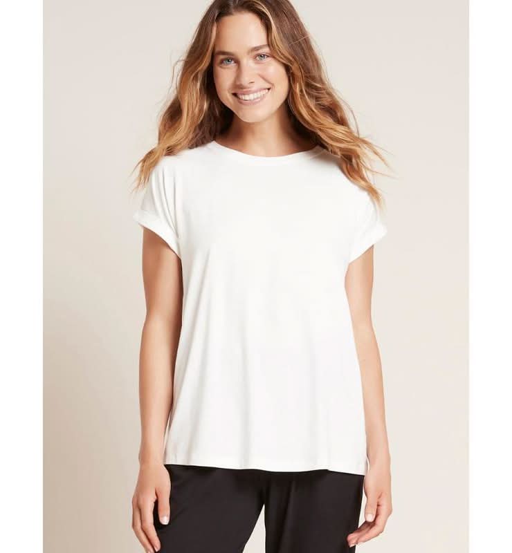 Boody Downtime Lounge Top Med NaturaL White