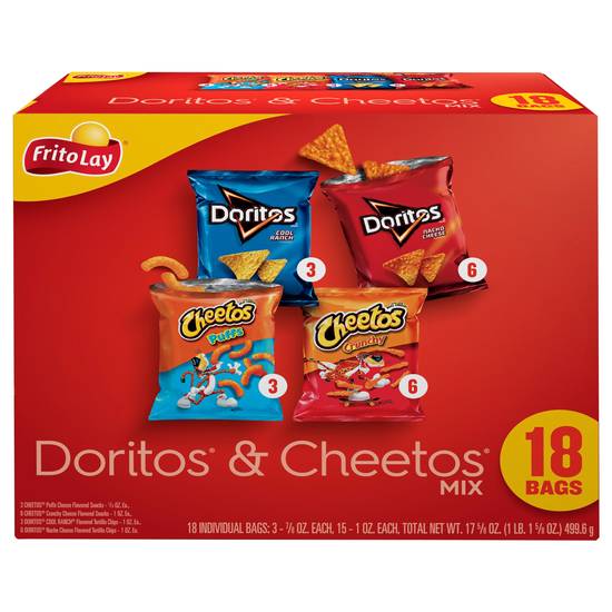 Frito-Lay Doritos and Cheetos Mix (assorted)
