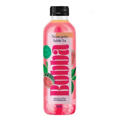 THÉ AUX PERLES BOBBA MELON D'EAU 355 ml / Bubble Tea Watermelon