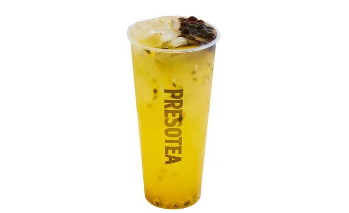 Passion Fruit Green Tea with Tapioca & Jelly