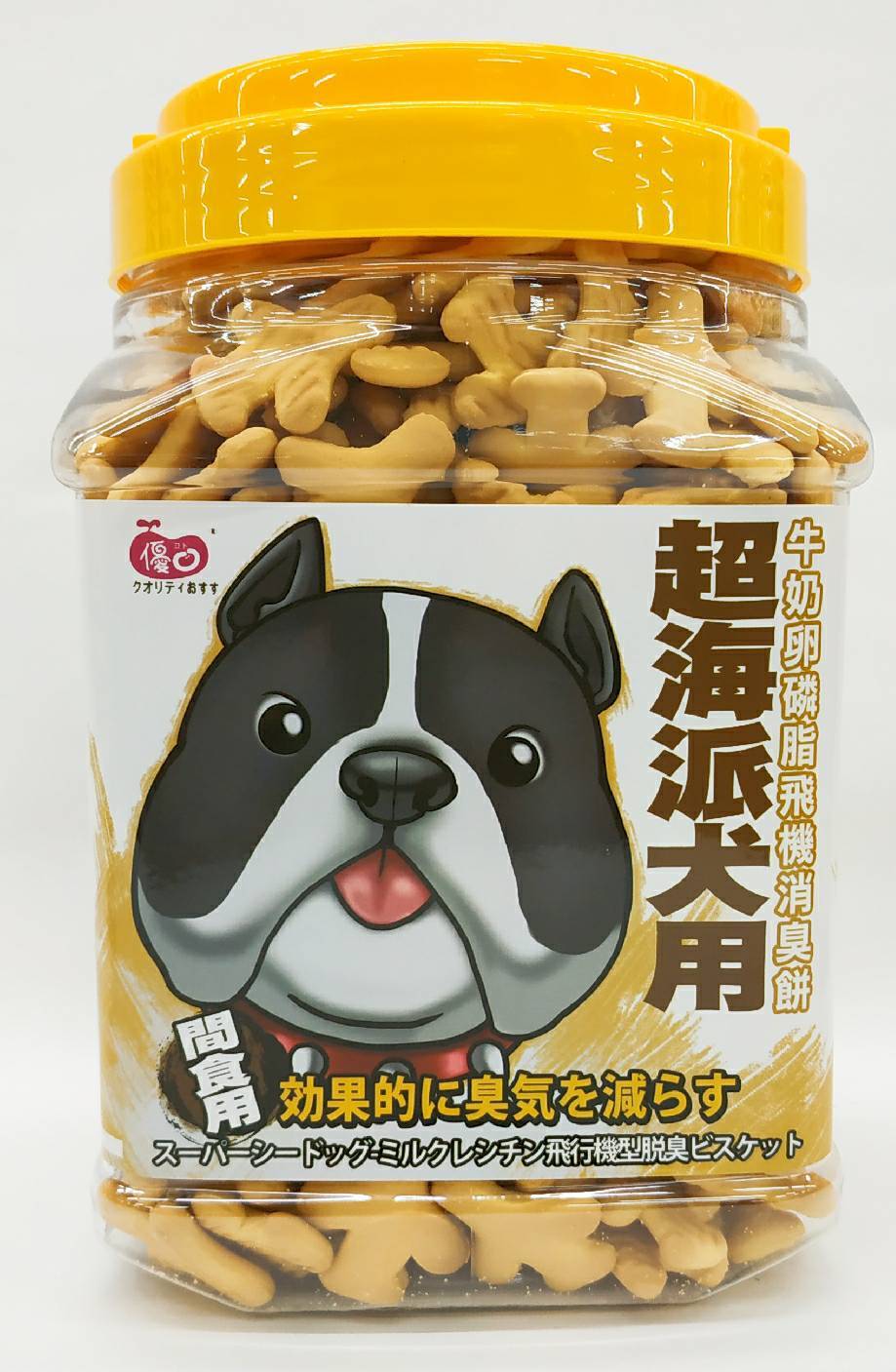 超海派犬用牛奶卵磷脂飛機餅乾480g/4710710409852