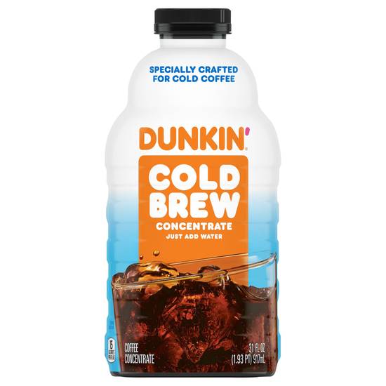 Dunkin' Cold Brew Coffee Concentrate (31 fl oz)