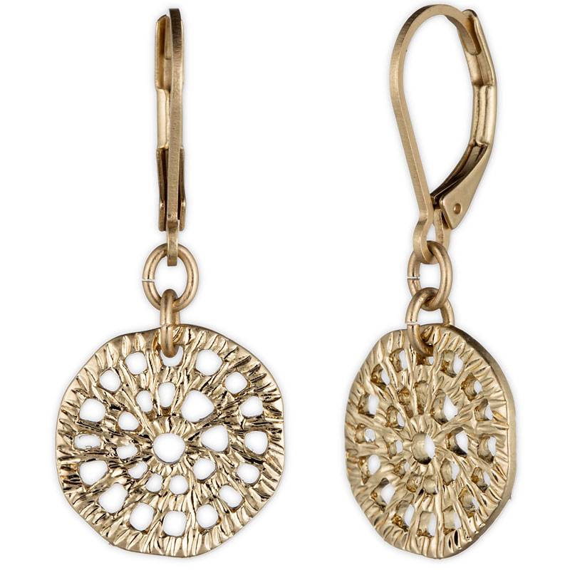 Lonna & Lilly Disc Pendant Drop Earrings