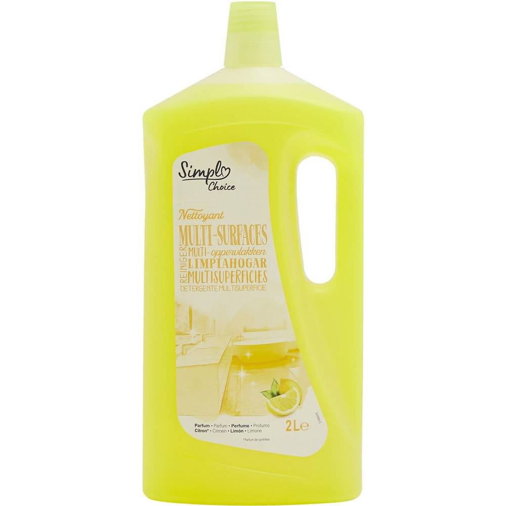 Simpl - Nettoyant ménager multi surface citron (1,5L)