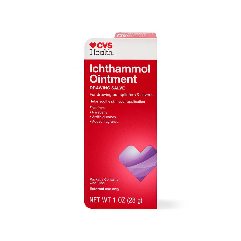 CVS Health Drawing Salve Icthammol Ointment, 1 OZ