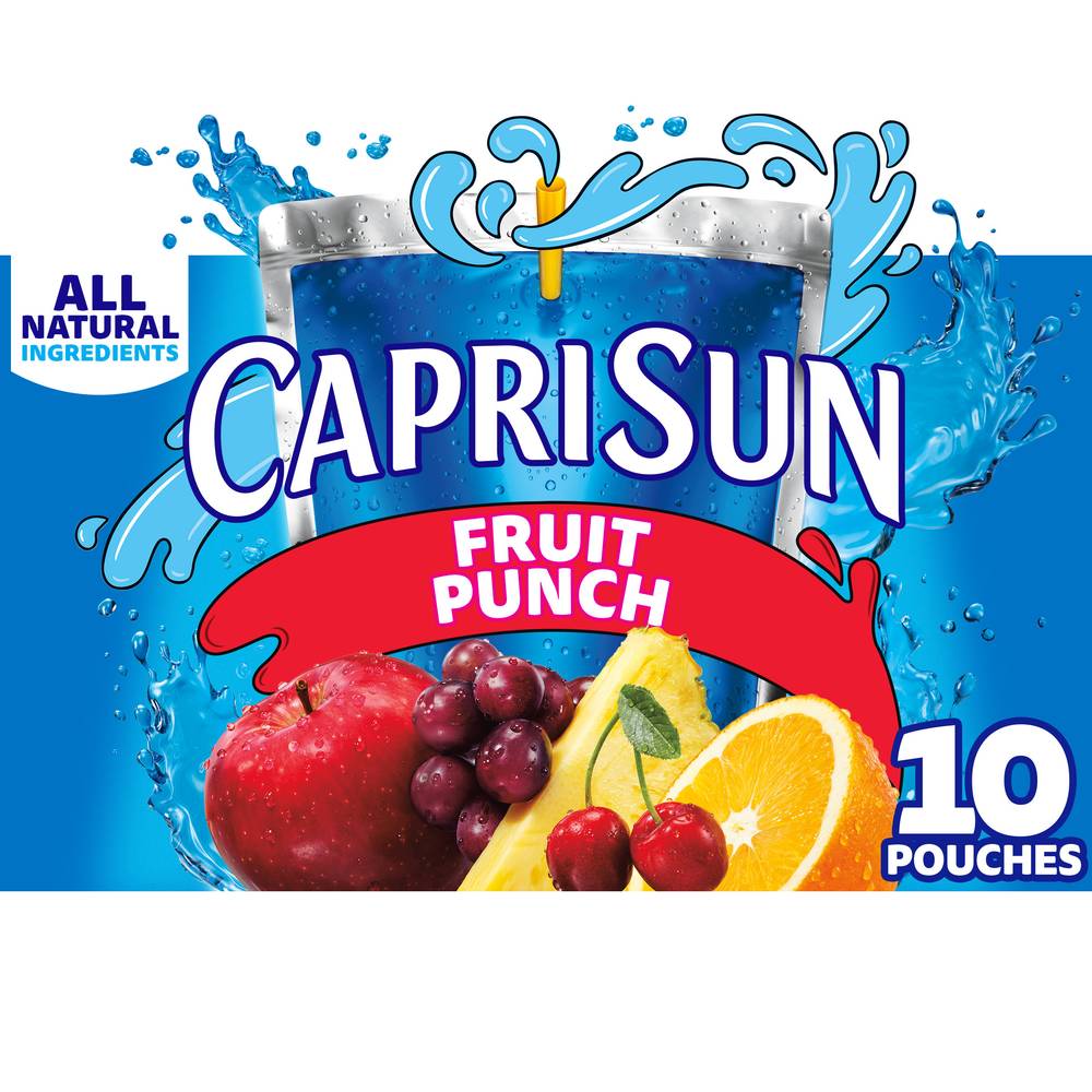 Capri Sun Fruit Punch Drink (10 pack, 6 fl oz)