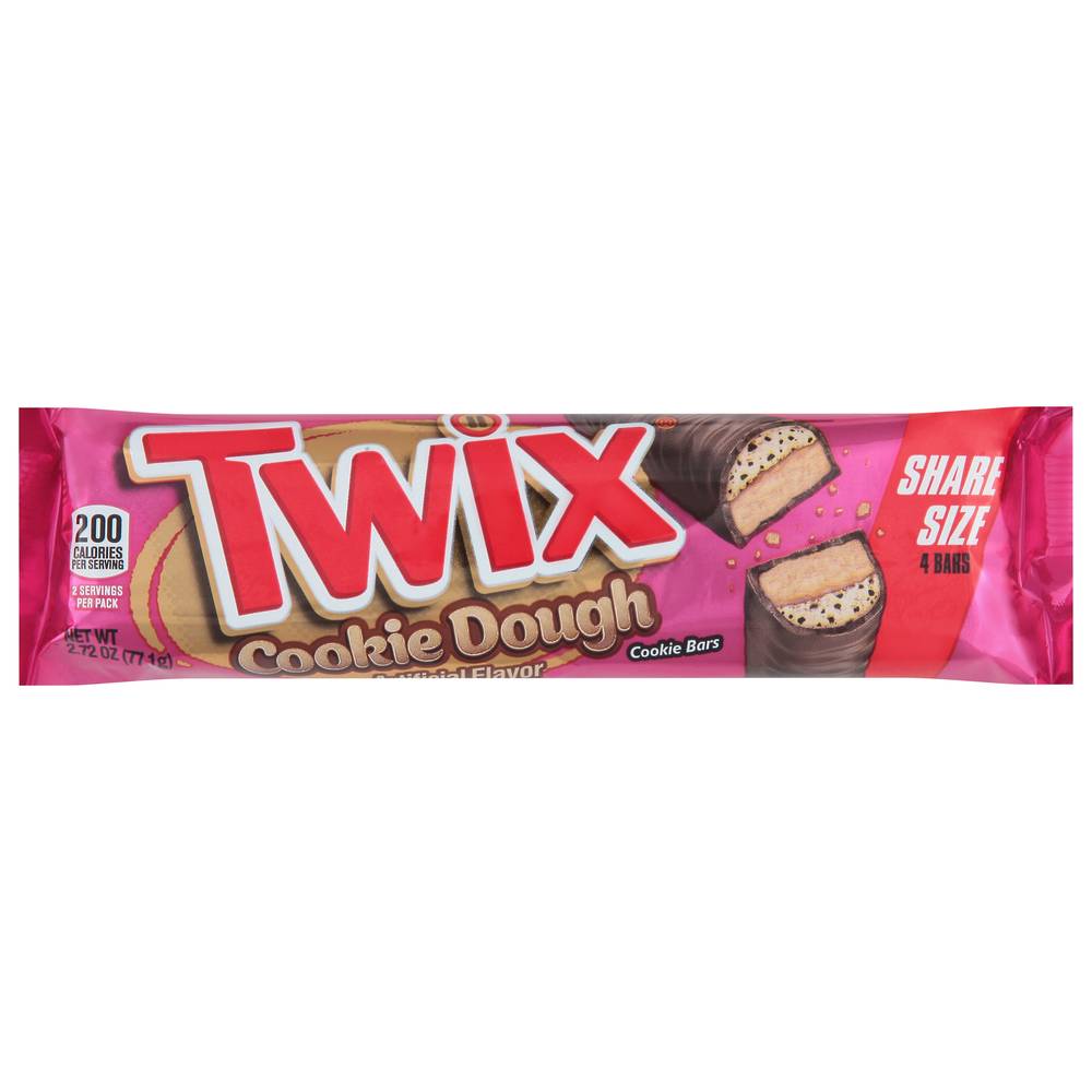 Twix Cookie Dough Cookie Bars Share Size (4 ct)