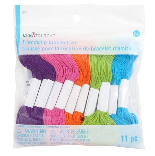 Creatology Bright Floss Friendship Bracelet Kit, Assorted (11 ct)