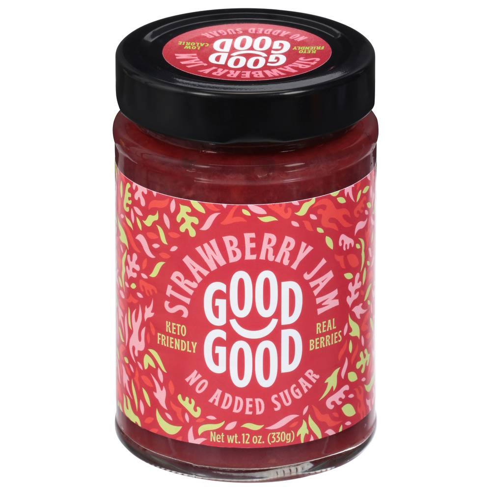 Good Good Strawberry Jam No Added Sugar (12 oz)