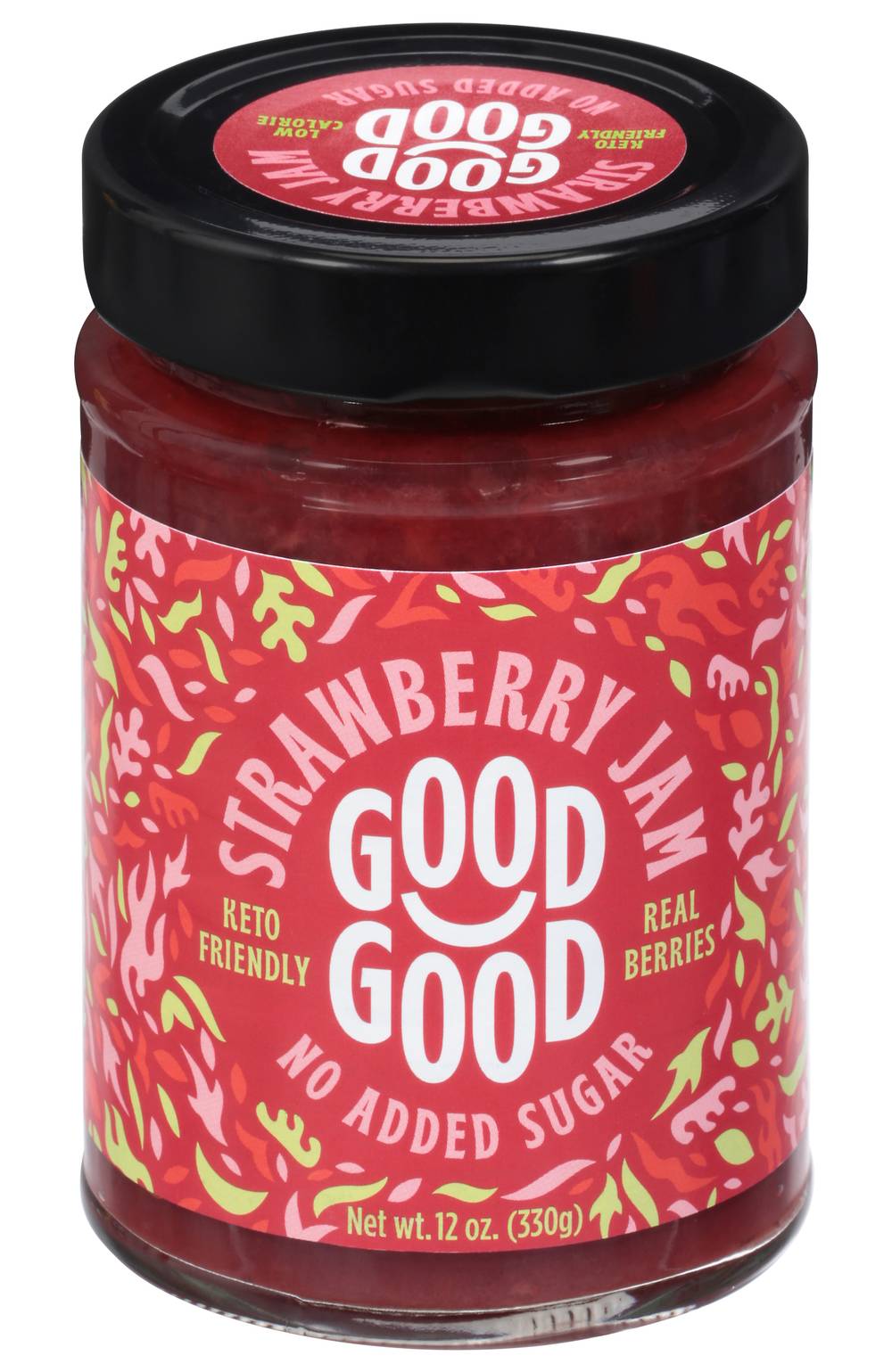 Good Good Strawberry Jam No Added Sugar (12 oz)