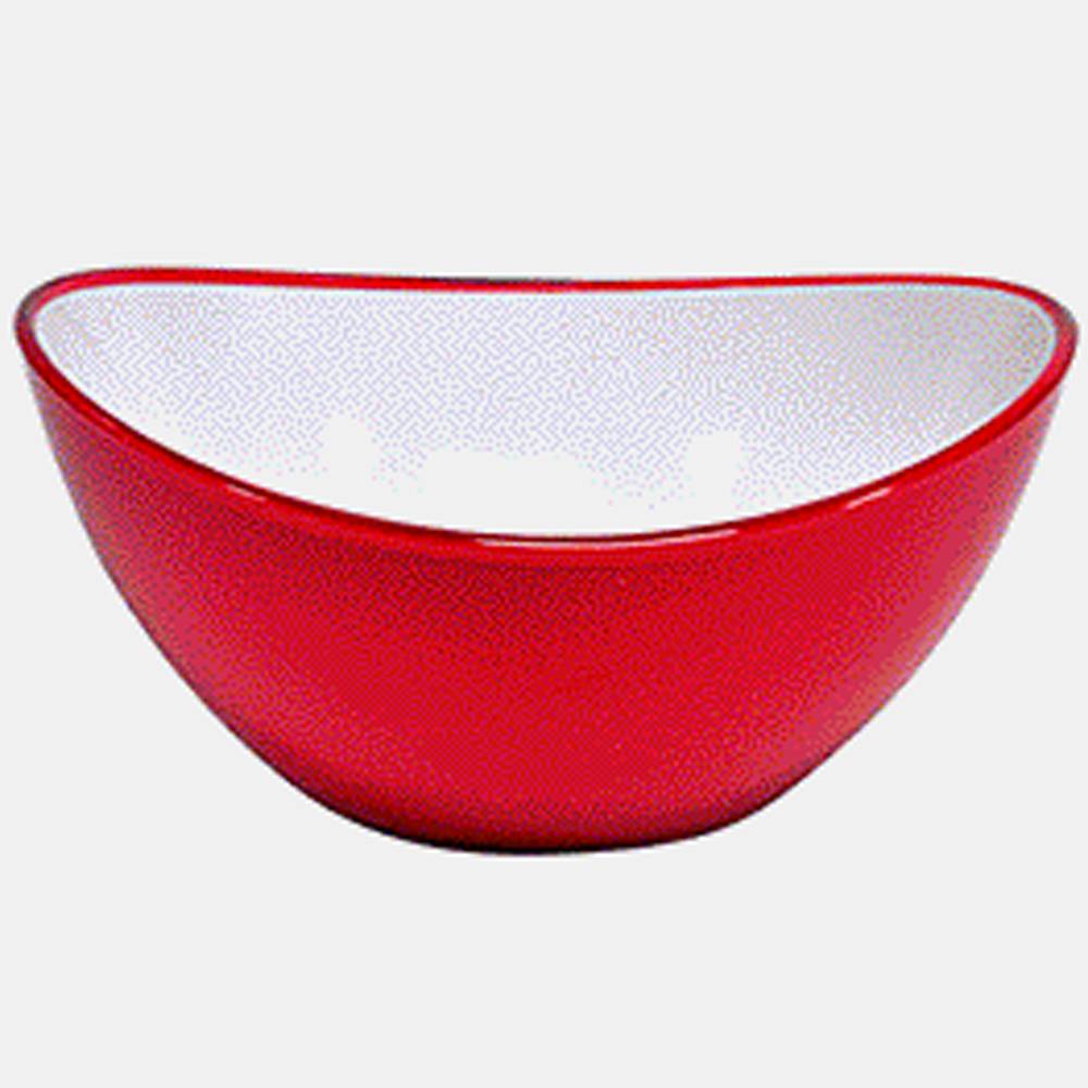 Two Tone Oval  Bowl