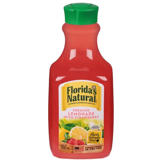 Florida's Natural Lemonade With Strawberry Juice (59 fl oz)