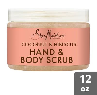 SheaMoisture Glowing Radiance Sugar Body Scrub, Coconut-Hibiscus (12 oz)
