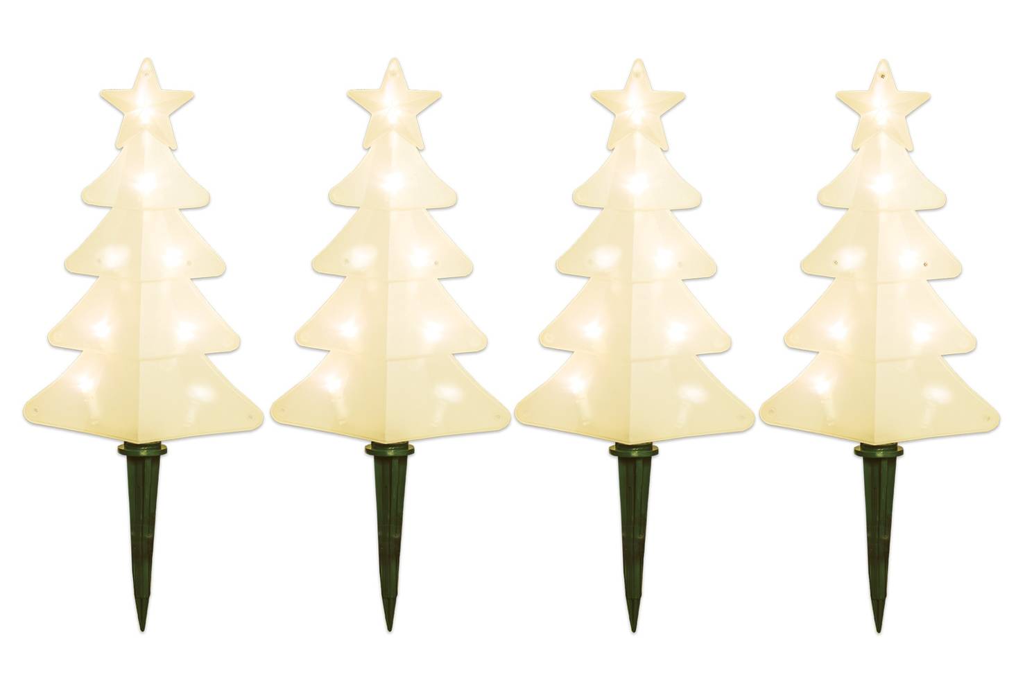 GE 4-ct Staybright LED White Tree Pathway Markers | 72613LO