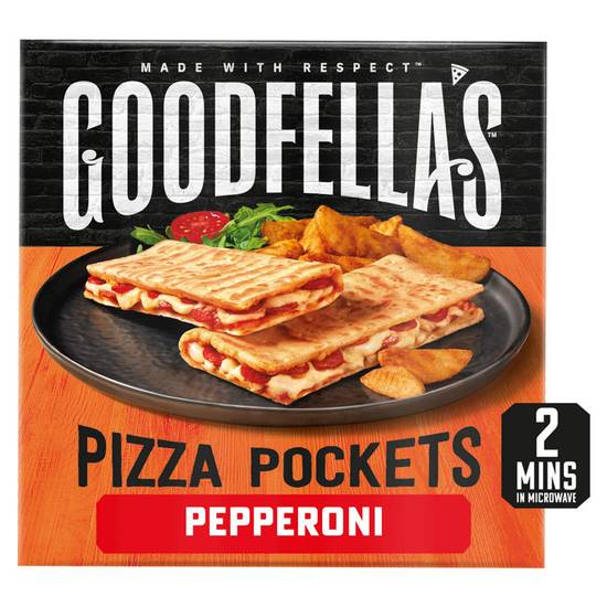 Frozen Goodfella's 2 Pepperoni Pizza Pockets 250g