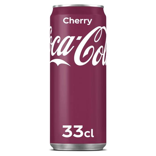 Coca-Cola - Coca cola - boisson rafraîchissante aux extraits et arôme cerise (330 ml)