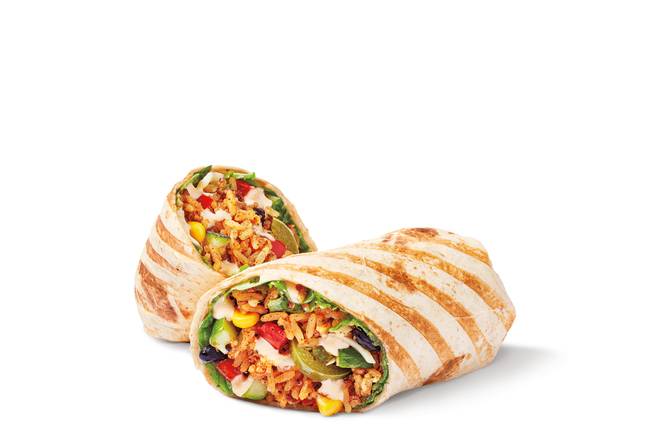 Wrap-délice légumes avec fromage et habanero