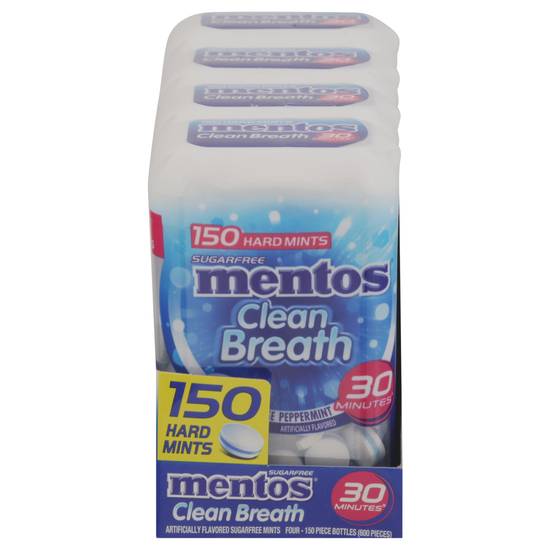 Mentos Sugar Free Intense Peppermint Hard Mints (150 ct )