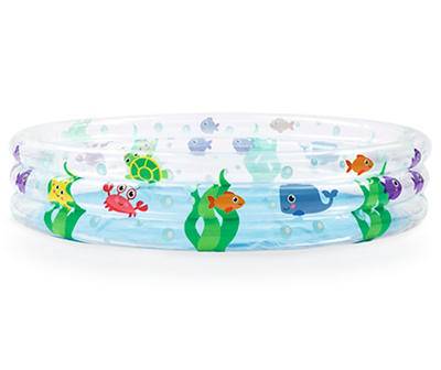 Bestway H2o Go! Sea Creatures 3-ring Inflatable Kids Pool