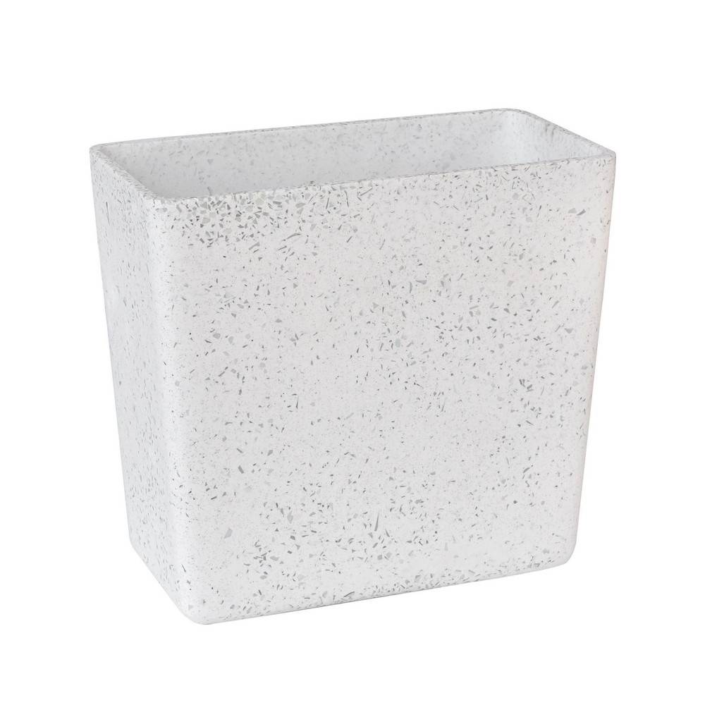 Hometrends Terrazzo Waste Basket White (1 unit)