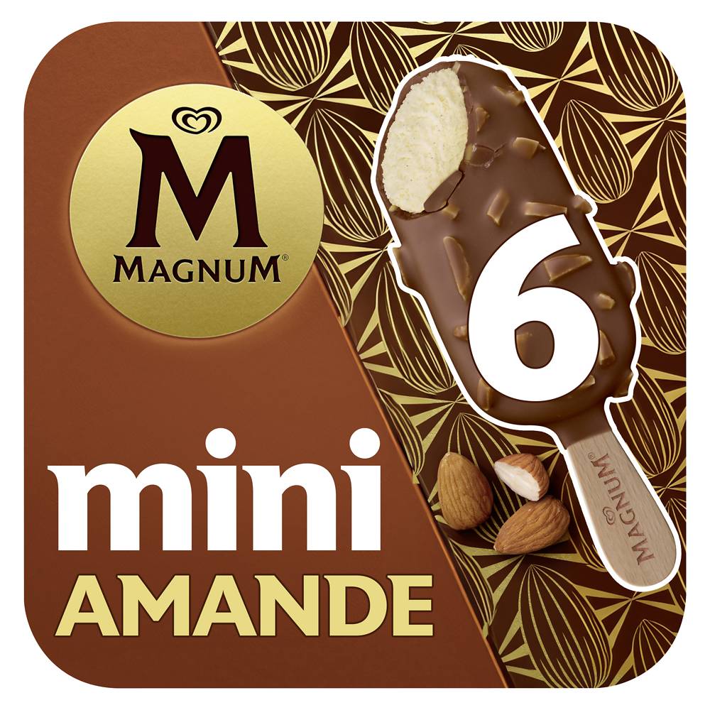 Magnum - Glace en bâtonnet, amandes (6)