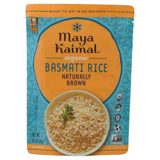 Maya Kaimal Organic Naturally Brown Basmati Rice (8.5 oz)