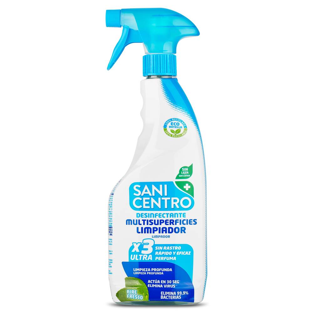 Limpiador Multiusos Sanicentro Spray 750 Ml