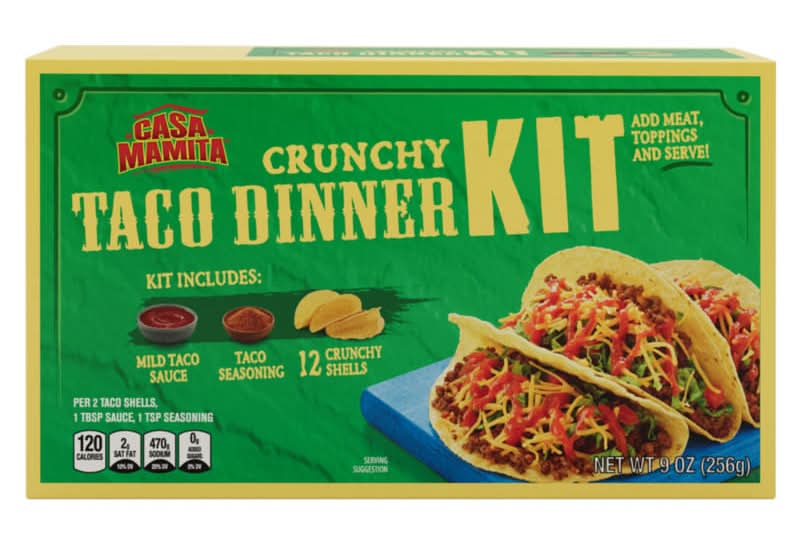 Casa Mamita Crunchy Taco Dinner Kit (9 oz, 12 ct)